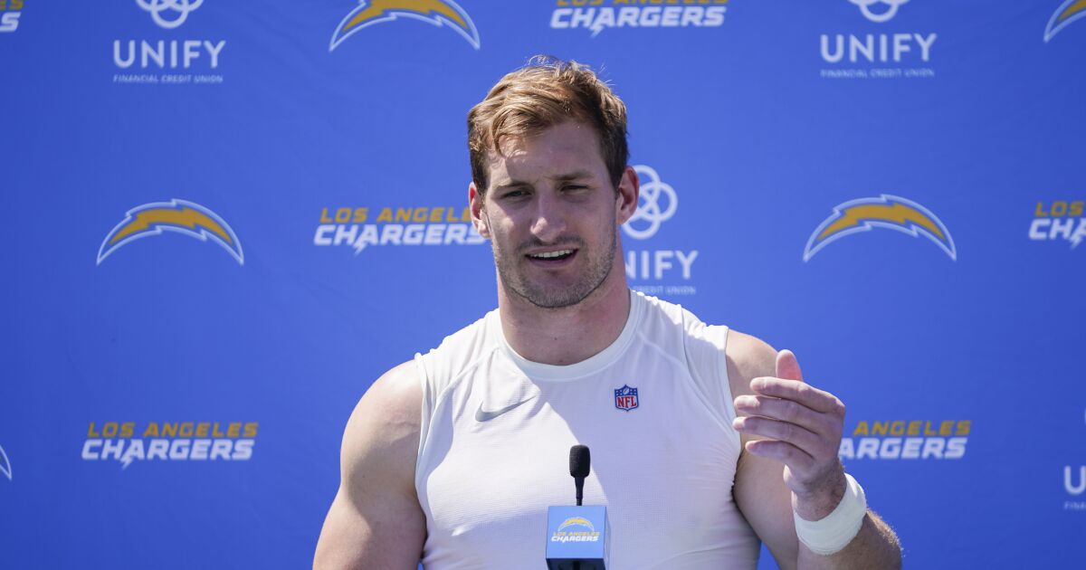 Chargers’ Joey Bosa makes powerful statement by adding weight, losing hair