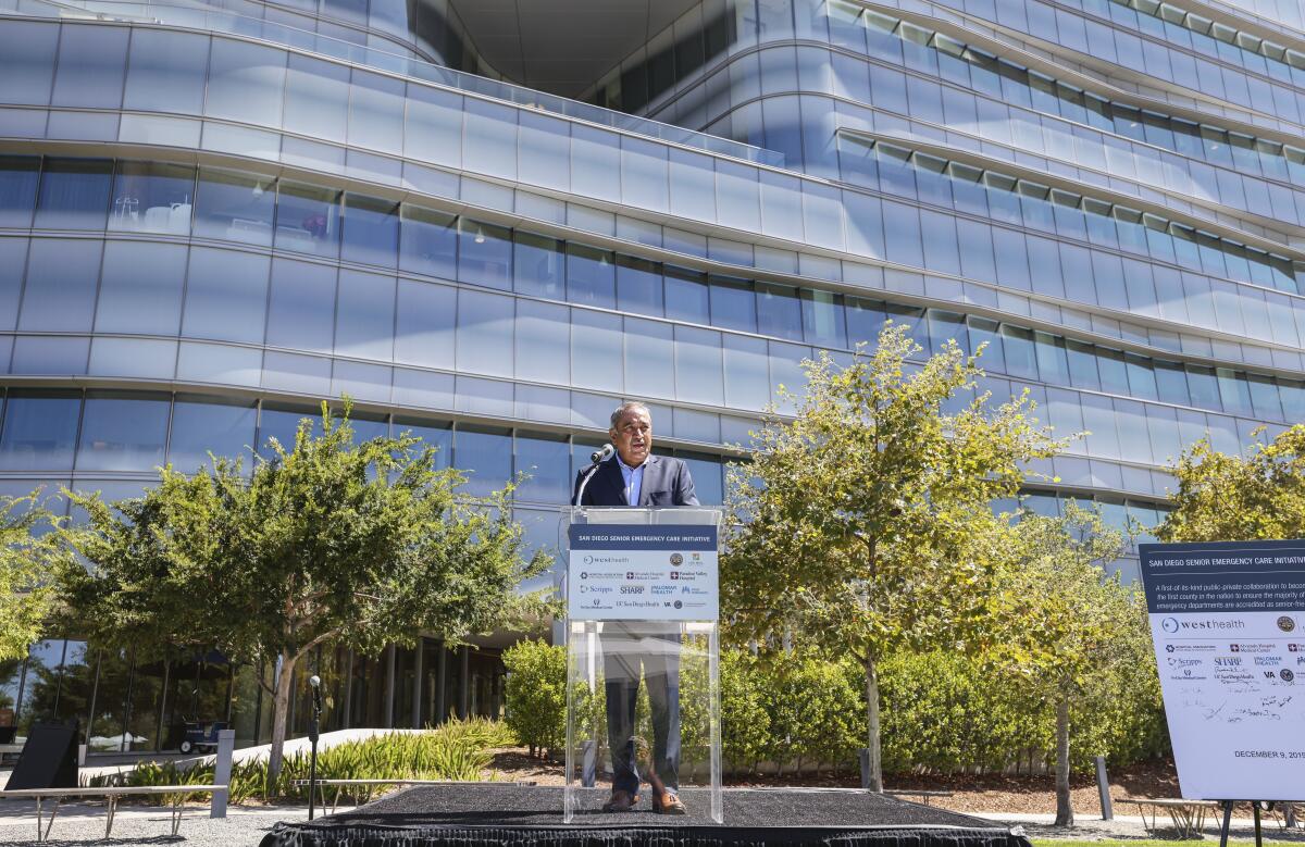 Pradeep Khosla, UC San Diego chancellor, at UC San Diego Health, Jacobs Medical Center.