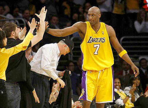 Lamar Odom, fans