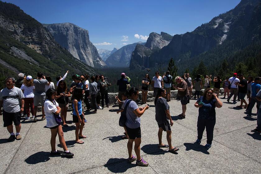Brian van der Brug??Los Angeles Times SINCE TAKING office, President Trump and his aides have sought to privatize some public services and boost amenities at national parks including Yosemite, above.