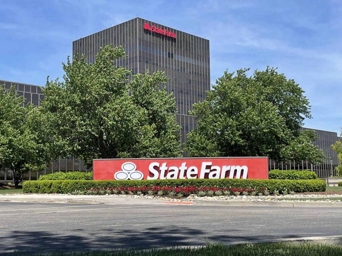World headquarters for State Farm Insurance in Bloomington, Illinois.