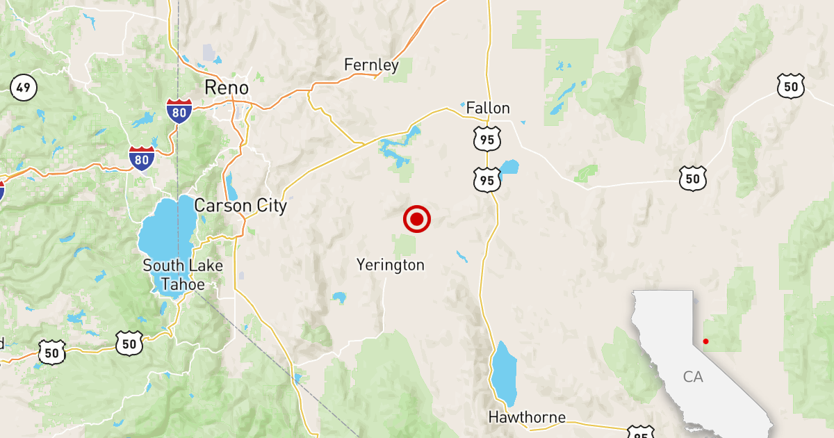 5.5 magnitude earthquake hits central California, Nevada 5.5 magnitude earthquake hits central California, Nevada