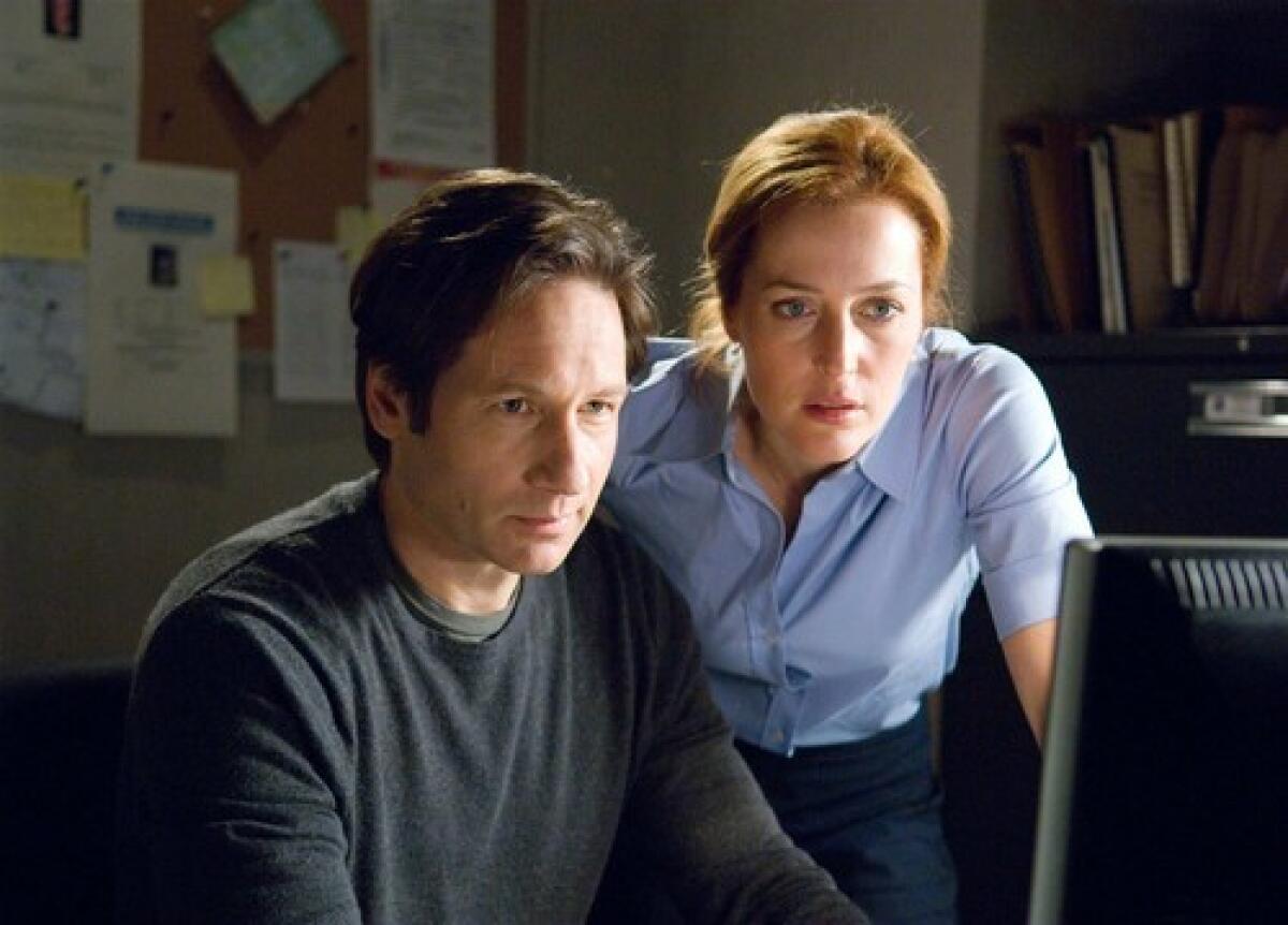 David Duchovny and Gillian Anderson in the reboot of "The X-Files."