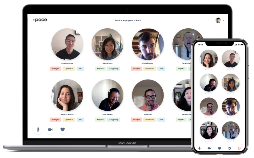 The Pace Group user interface