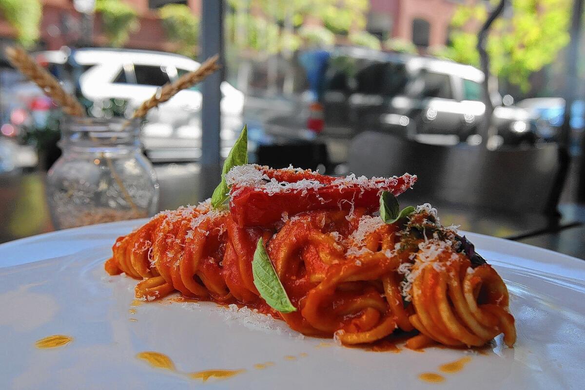 Spaghetti Alia Chitarra at Union Restaurant in Pasadena on Thursday, July 10 2014.