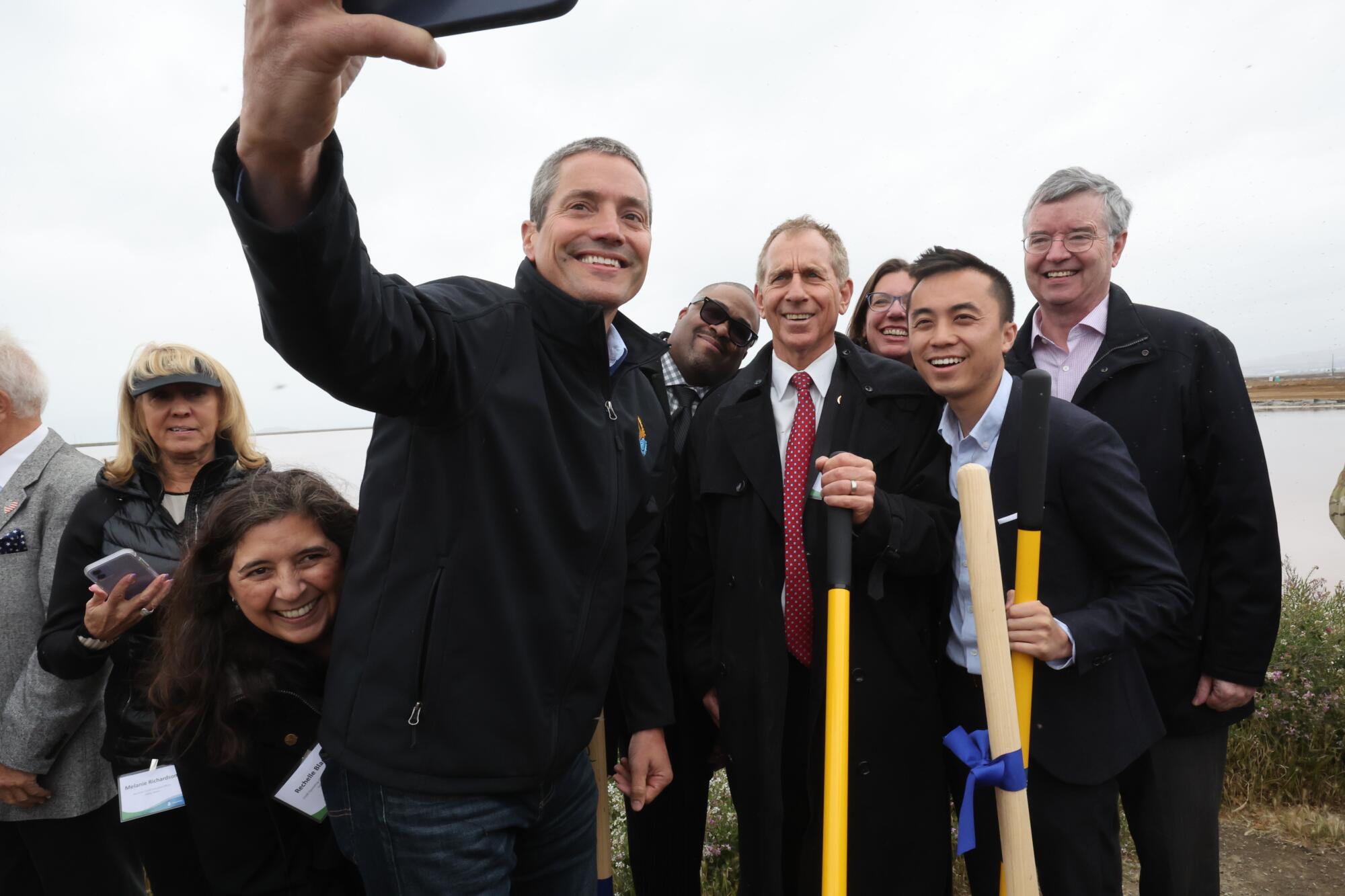 Groundbreaking ceremony.