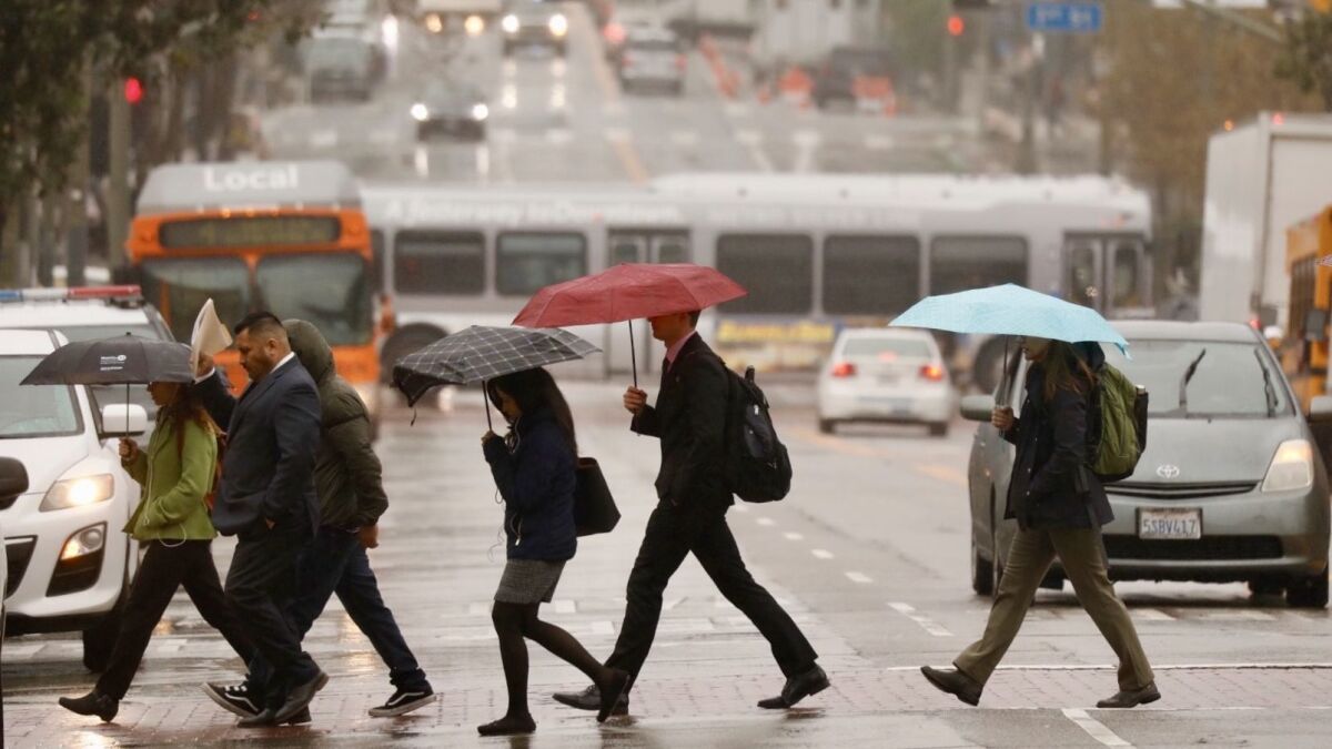 Light rain douses Los Angeles last week, and more is on the way over the next 10 days.