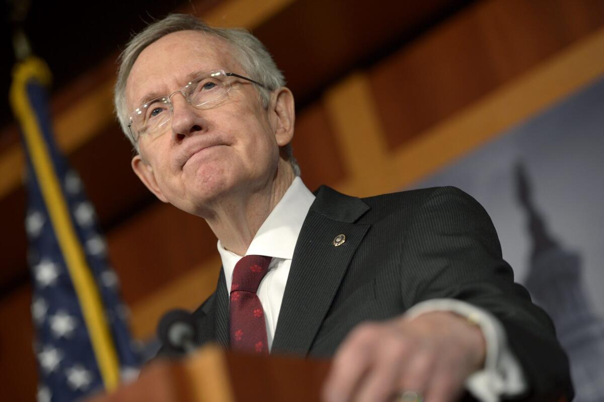 Senate Majority Leader Harry Reid