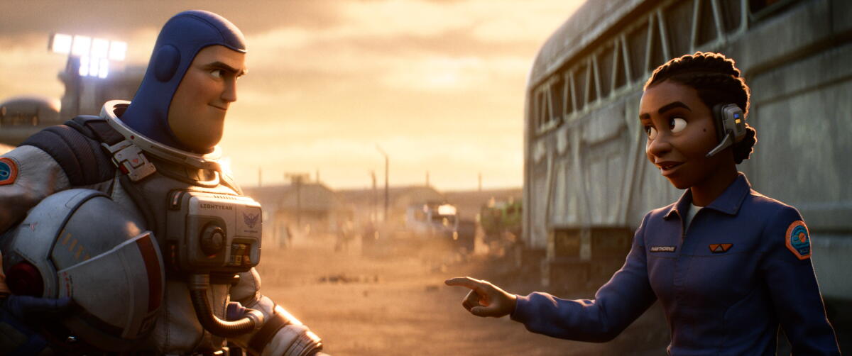Light Cartoon Streaming In 'Lightyear' review: Buzz spinoff goes to adequacy, not beyond - Los ...
