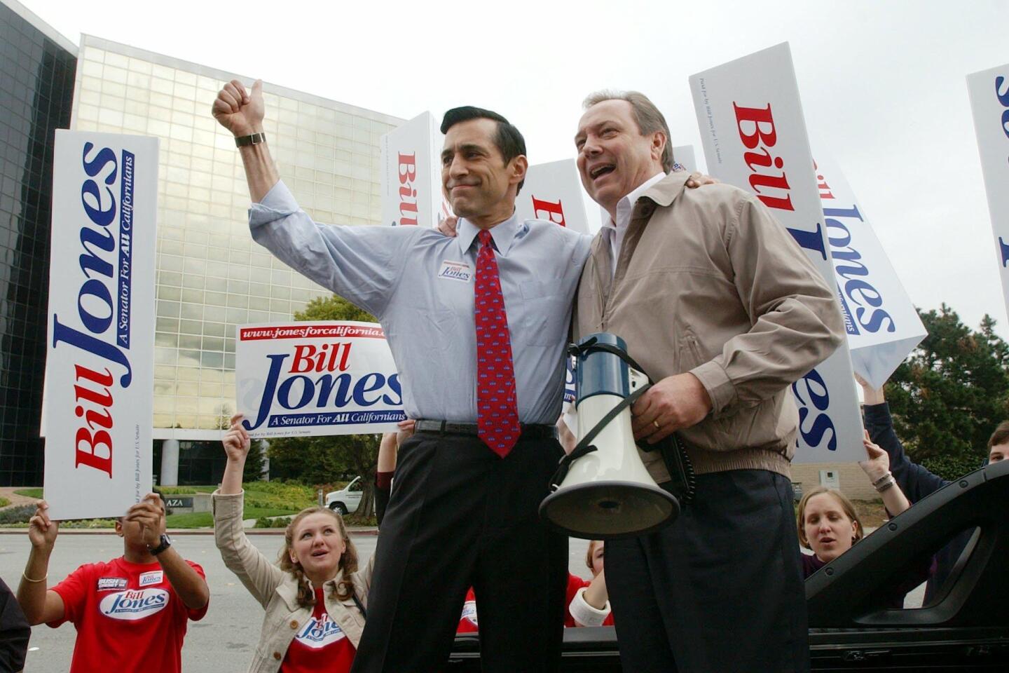 Campaigning for Jones in 2004
