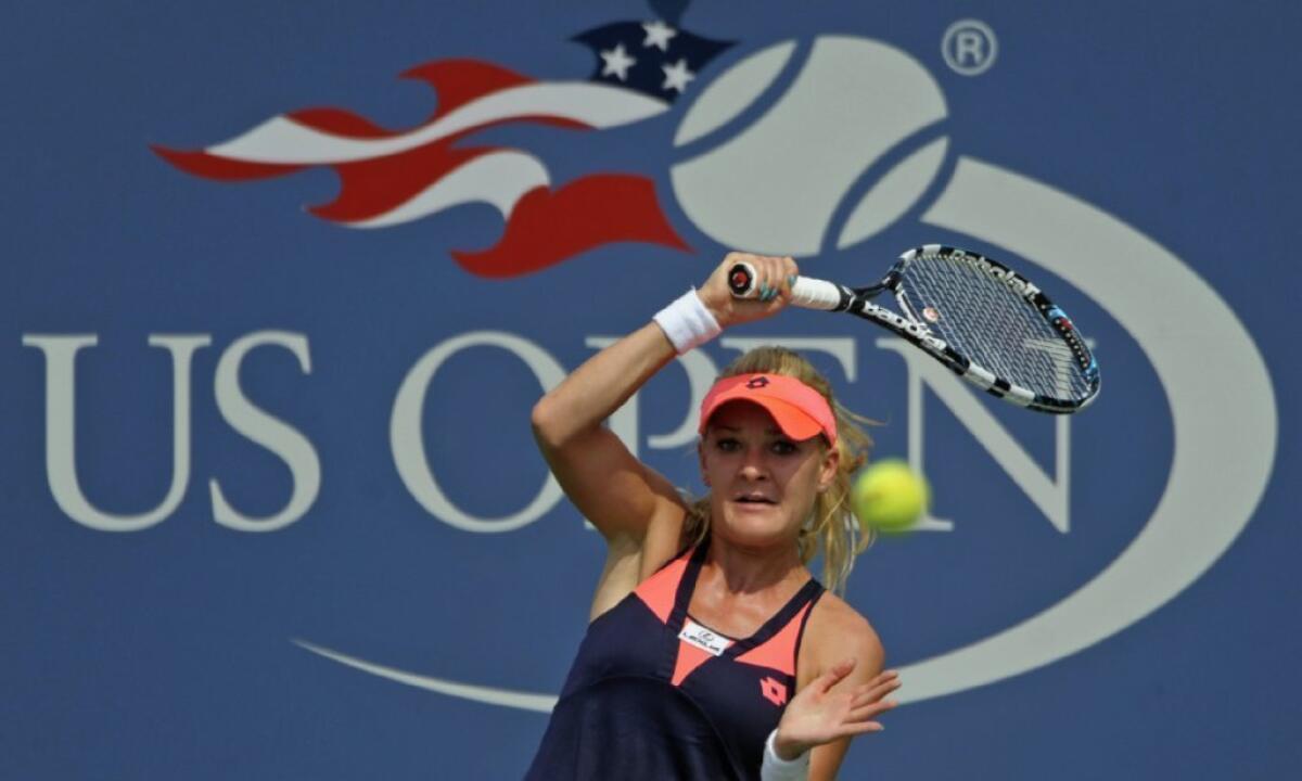 Agnieszka Radwanska advanced to the third round at the U.S. Open on Wednesday.