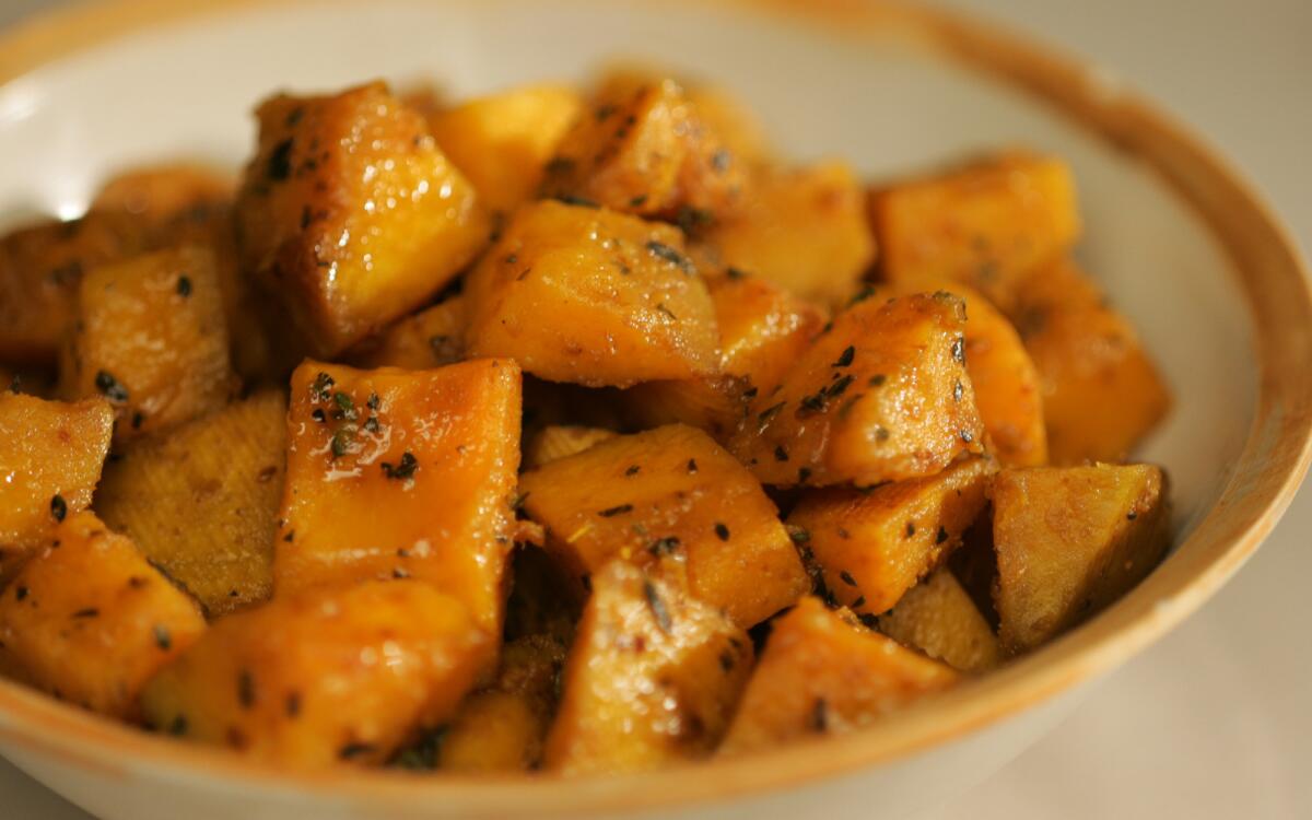 Peppery roasted squash