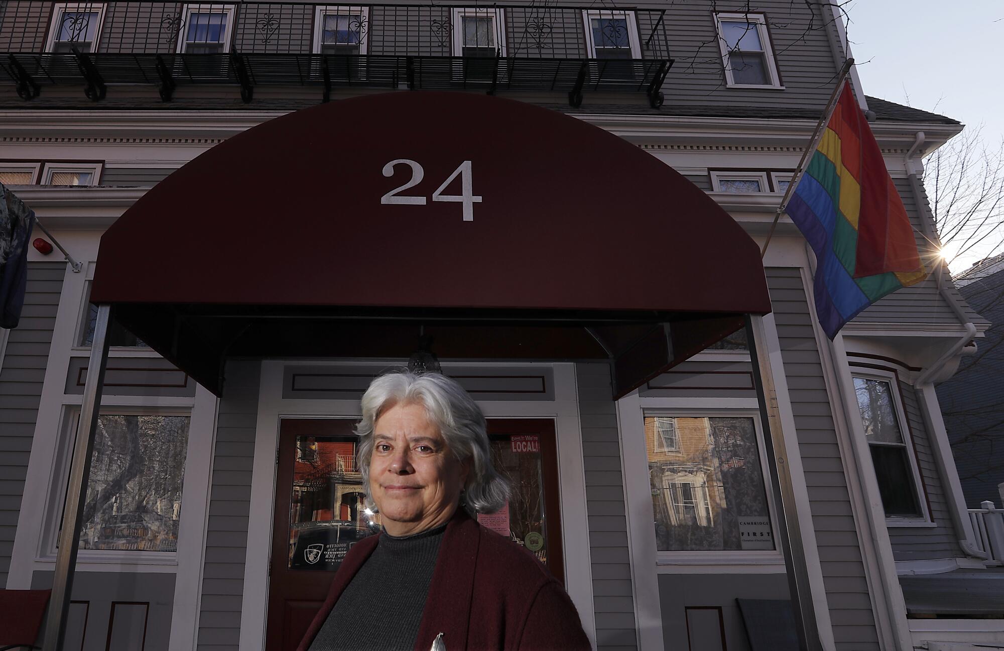 Rachael Solem, owner of Irving House B&B near Harvard, worries about whether Sen. Elizabeth Warren could win over voters in other states.