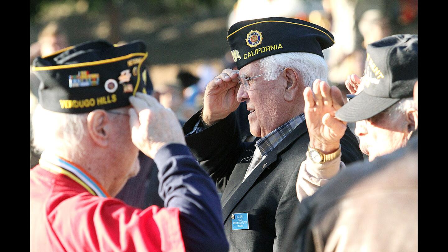 Photo Gallery: Veteran's Day event at Two Strike Park in La Crescenta