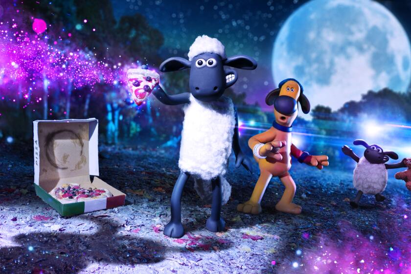 A still from “A Shaun the Sheep Movie: Farmageddon” 