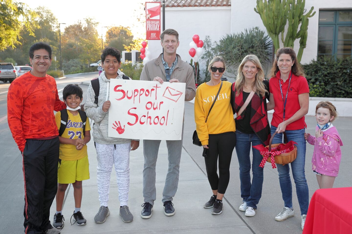 Jee Manghani (School Board Member), Cash and Justice Manghani, Todd Bennett (RSFEF Board Member), Haley Rayden, Katie Crecion (RSFEF Board Member), Kate Butler (RSFEF Co-Chairman), Claire Vieira