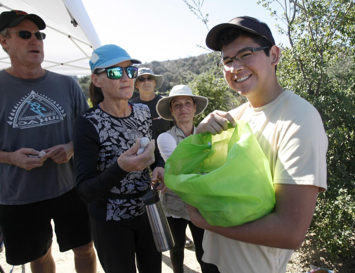 Photo Gallery: Mayor, community hike from Hampstead Road Trail Head to Ultimate Destination Pointq