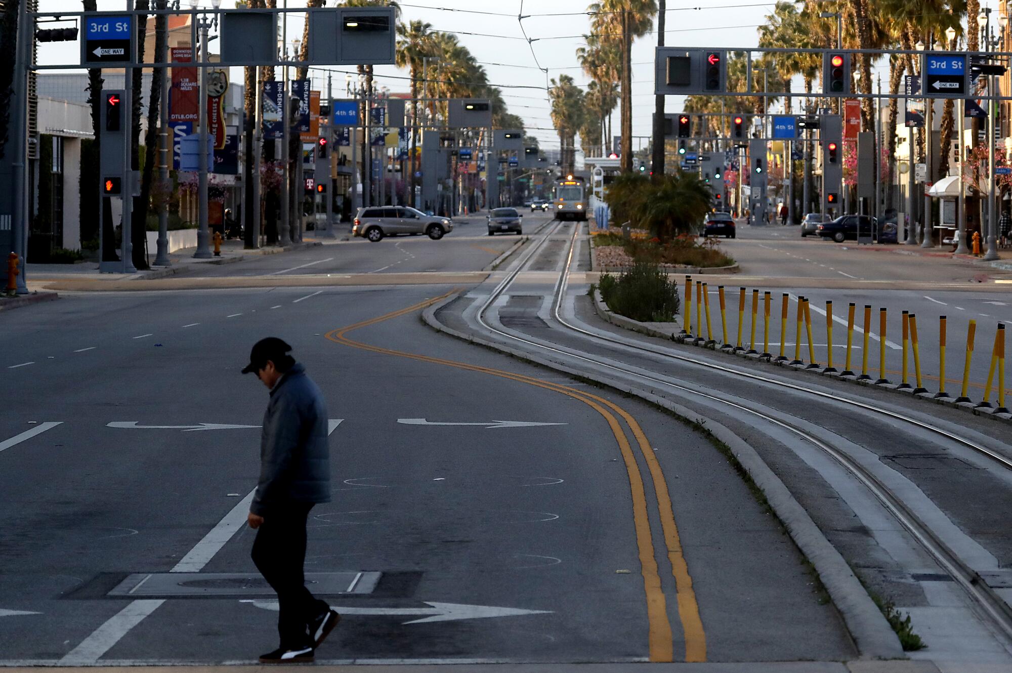 Long Beach Boulevard in downtown Long Beach 