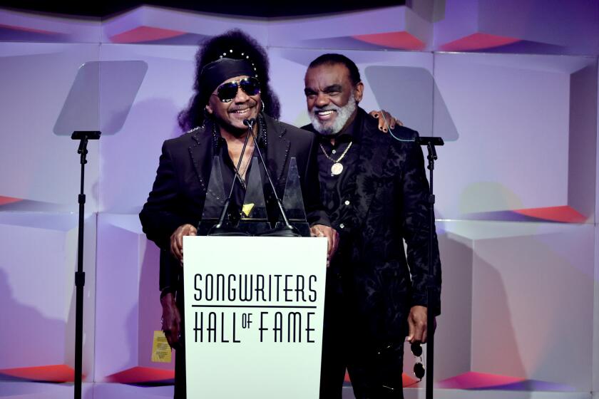 Ernie Isley and Ron Isley 51st Songwriters Hall of Fame, NYC Marquis, June 16, 2022