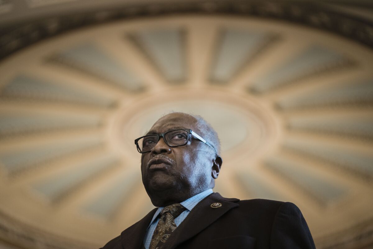 A portrait of Rep. James Clyburn