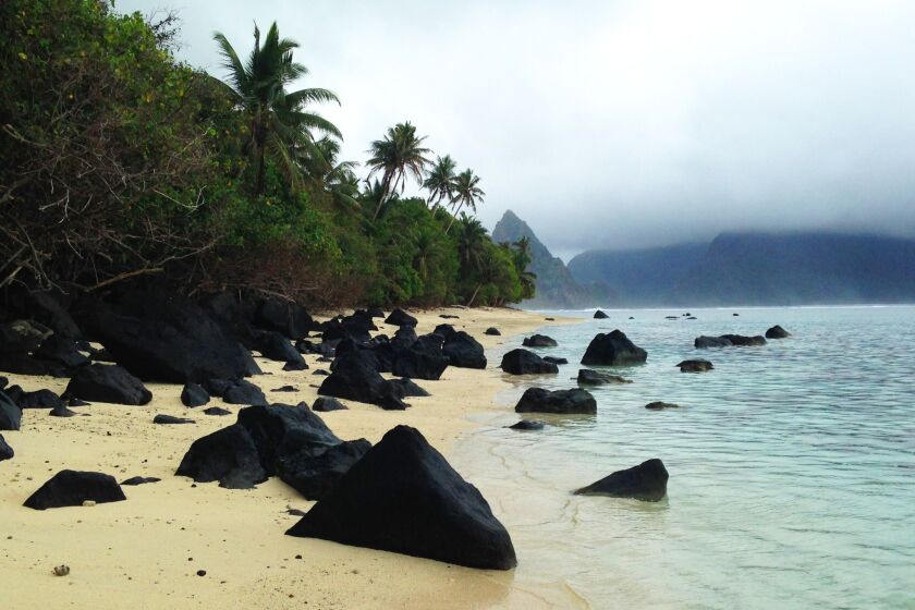 Ofu Lagoon, on Ofu Island, is perhaps the most scenic spot in the National Park of American Samoa. (Scientists are studying its coral system closely, because it has fared unusually well despite warmer waters and growing acidity, conditions that often come with global warming.)