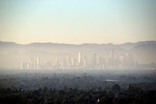 Mandatory Credit: Photo by ETIENNE LAURENT/EPA-EFE/REX (10427752c) A layer of smog covers Downtown and the nearby areas in Los Angeles, California, 14 August 2019. (issued 27 September 2019) With nearly 6,000 active oil and gas wells in the county, according to a Natural Resources Defense Council, Los Angeles remains the largest urban oil field in the US. Of the 18 million people leaving in greater Los Angeles, 600,000 live less than 400 meters from an active well. The story of the city is deeply intertwined with the oil industry. Old documents show Venice Beach covered with rigs and people walking the streets wearing gasmasks because the air pollution was so intense. This situation led to California being able to edict its own gas emission standards, stricter than those in the rest of the country, to counter the disastrous impact of the combined effects of oil production and traffic. This status was recently revoked by President Trump, a decision that is currently being challenged by the state of California. Oil production in Los Angeles, USA - 14 Aug 2019 ** Usable by LA, CT and MoD ONLY **
