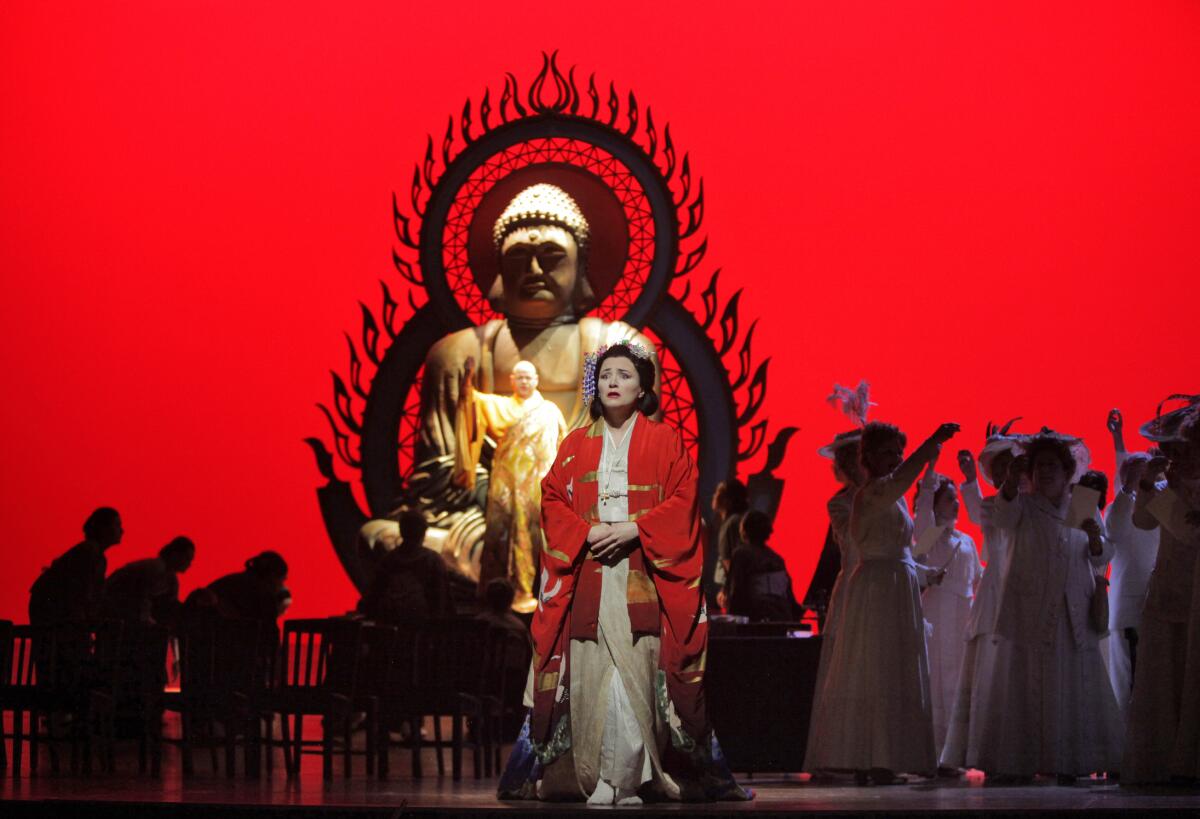 A past production of "Madama Butterfly" at San Diego Opera.  