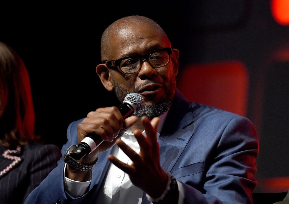 Forest Whitaker discusses watching "Clone Wars" to discover his character in "Rogue One" Saw Gerrera. (Ben A. Pruchnie / Getty Images)