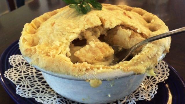 The chicken pot pie is a killer at Bake 'n' Broil.
