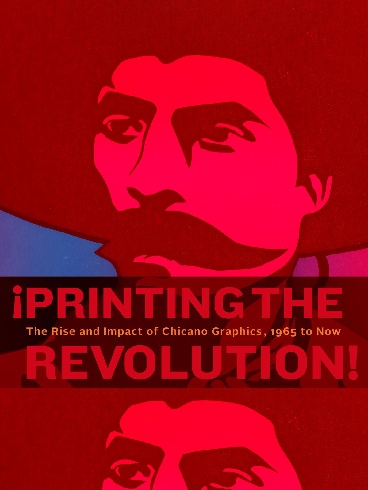 A graphic design in shades of red shows Mexican revolutionary Emiliano Zapata as backdrop to the book's title