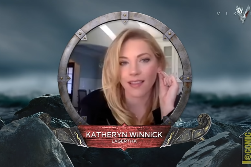 Actress Katheryn Winnick discusses her role on the History channel show "Vikings."