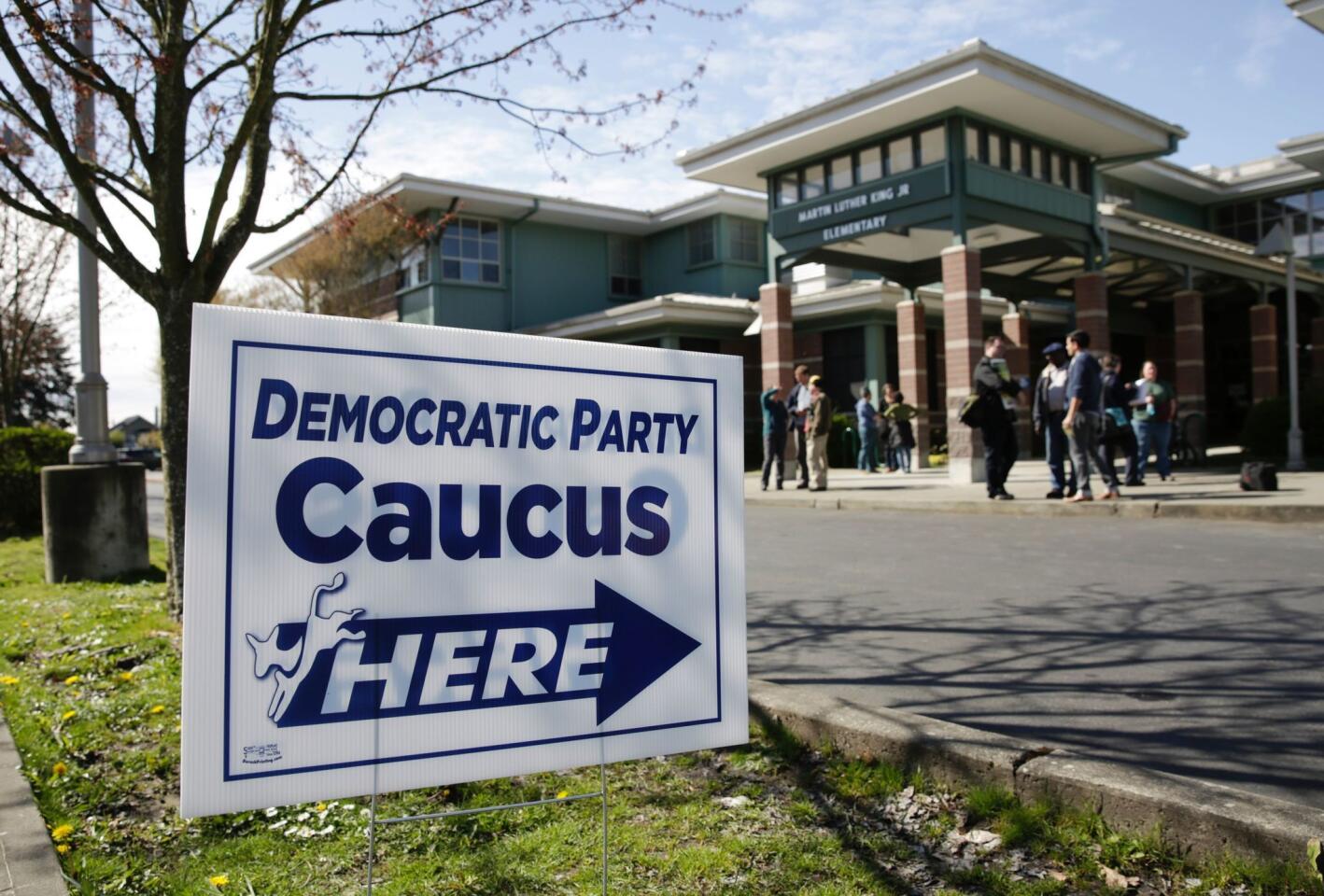 Democrats caucus in Washington