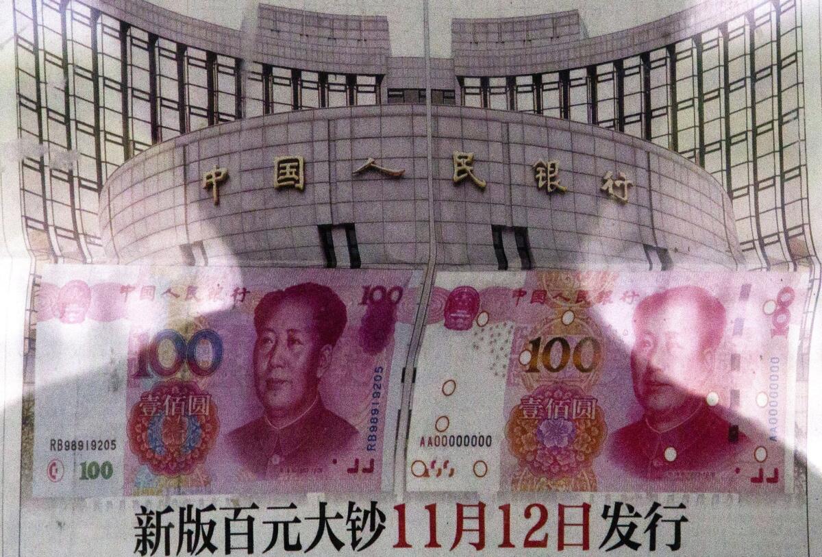 China devalued its tightly controlled currency on Tuesday following a slump in trade, triggering the yuan's biggest one-day decline in a decade.
