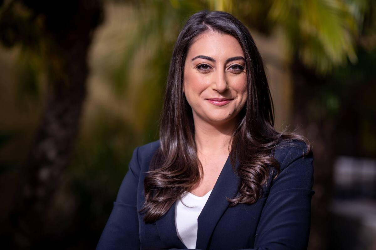 Sara Jacobs, who was elected to Congress in California's 53rd District Tuesday.