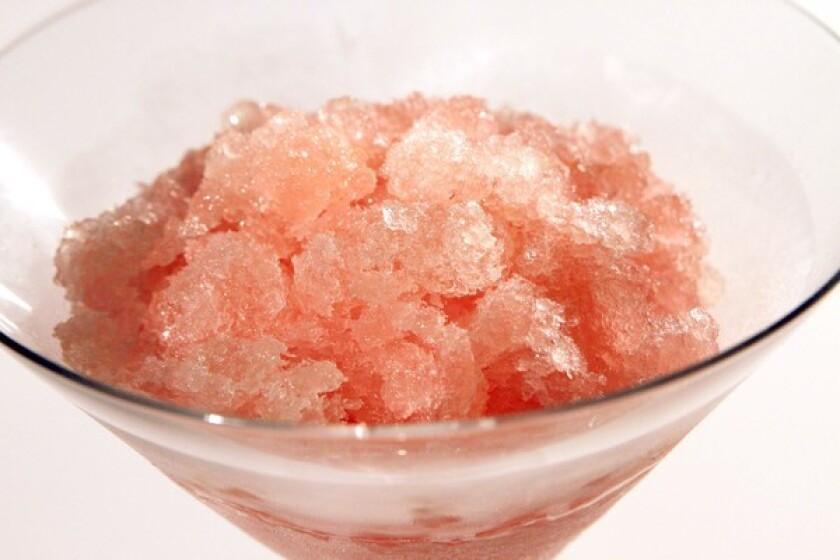 Download Recipe Rose Water Granita Los Angeles Times