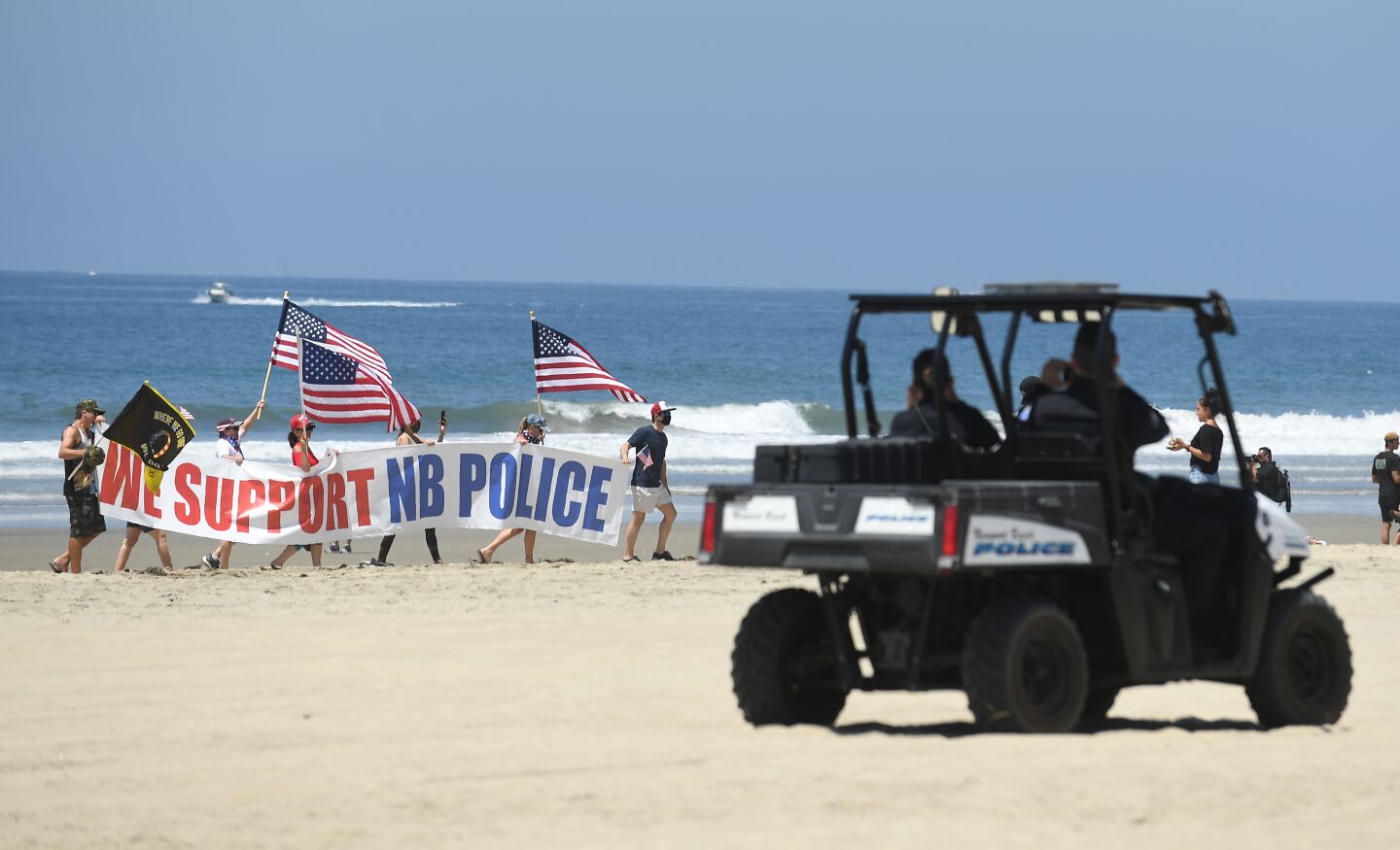 Protest in Newport Beach