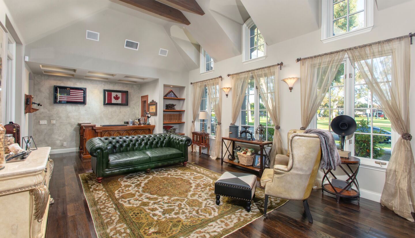 The great room.