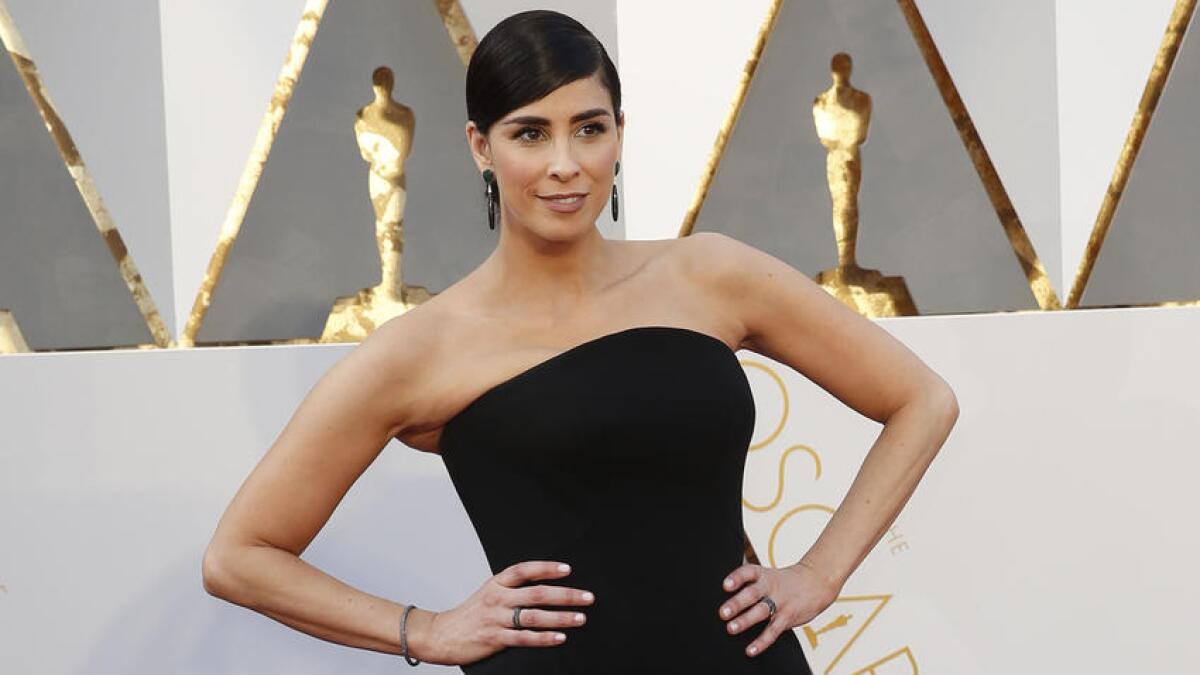 Sarah Silverman at the Academy Awards ceremony in Hollywood in February 2016.