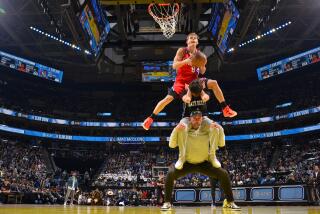 SALT LAKE CITY, UT - FEBRUARY 18: Mac McClung #9 of the Philadelphia 76ers dunks the ball during the AT&T Slam Dunk.