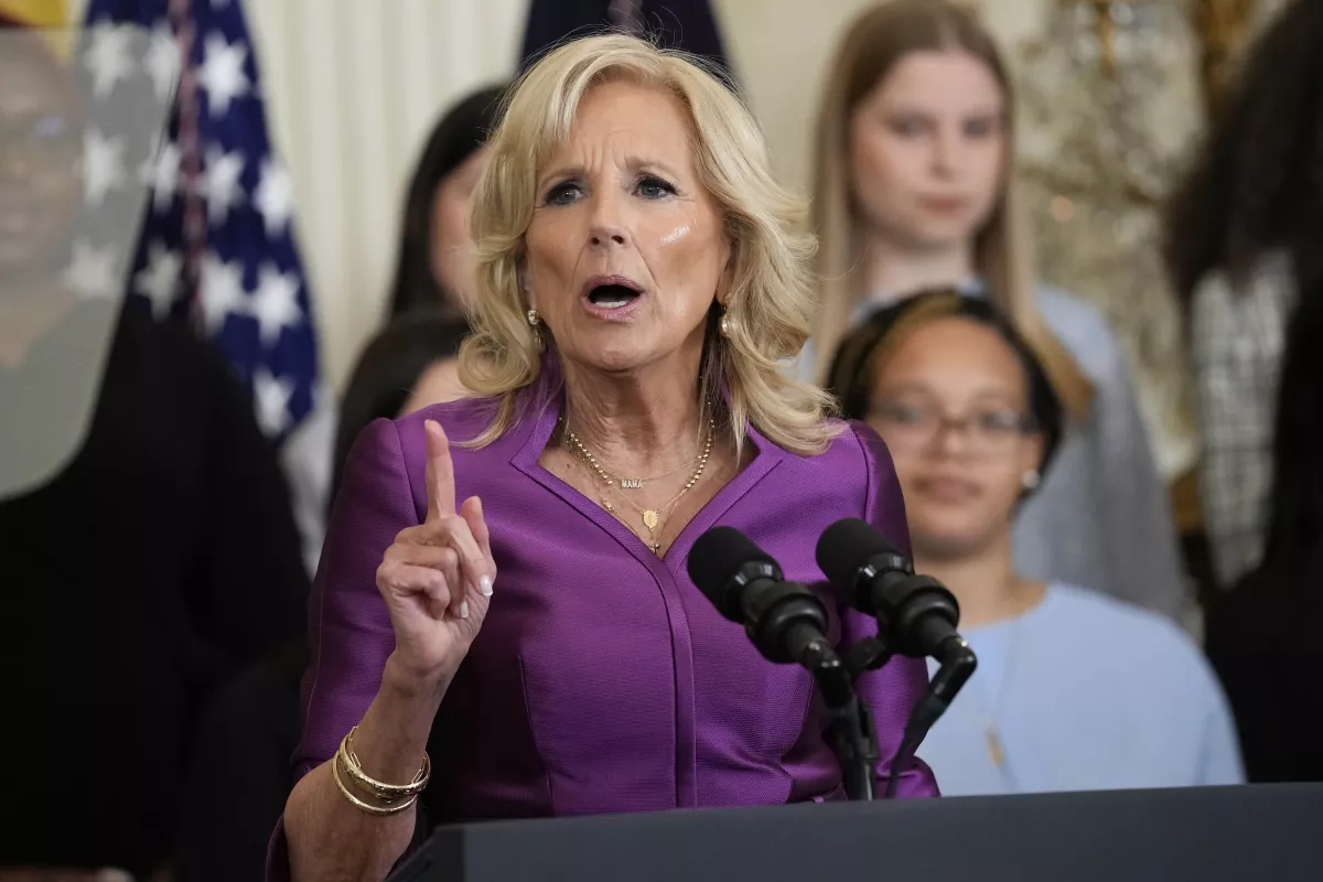 Jill Biden calls on men to stand up for women’s rights