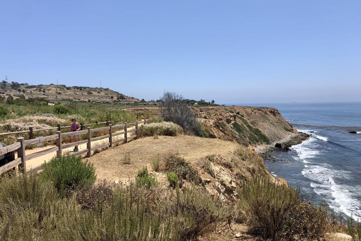 An accessible walking path at Point Vicente in Rancho Palos Verdes.