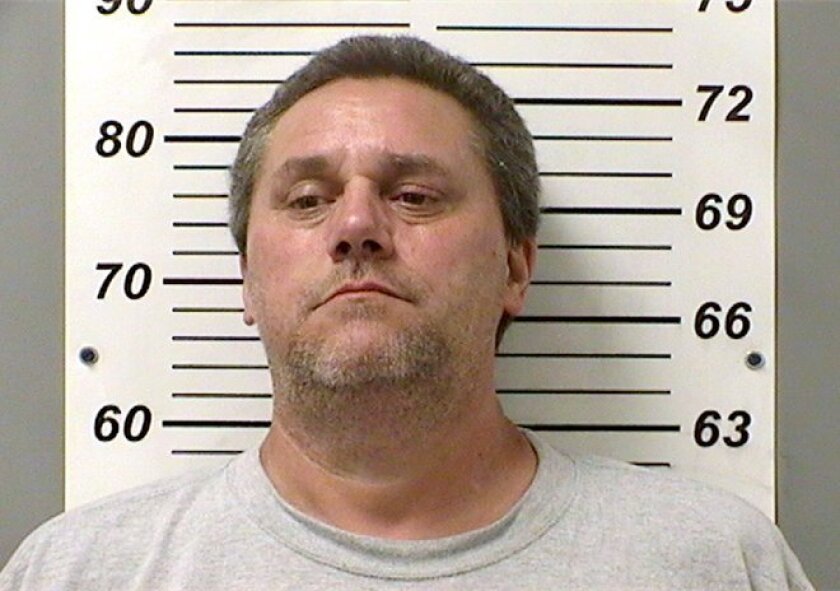 This undated booking photo provided by the Fulton County Sheriff's Department shows James Worley. Worley, who spent three years in prison after the 1990 abduction of a female cyclist, was arrested Friday, July 22, 2016, three days after a college student disappeared. He was charged Tuesday, July 26 with aggravated murder and was due in court Wednesday. (Fulton County Sheriff's Department via The Blade via AP)