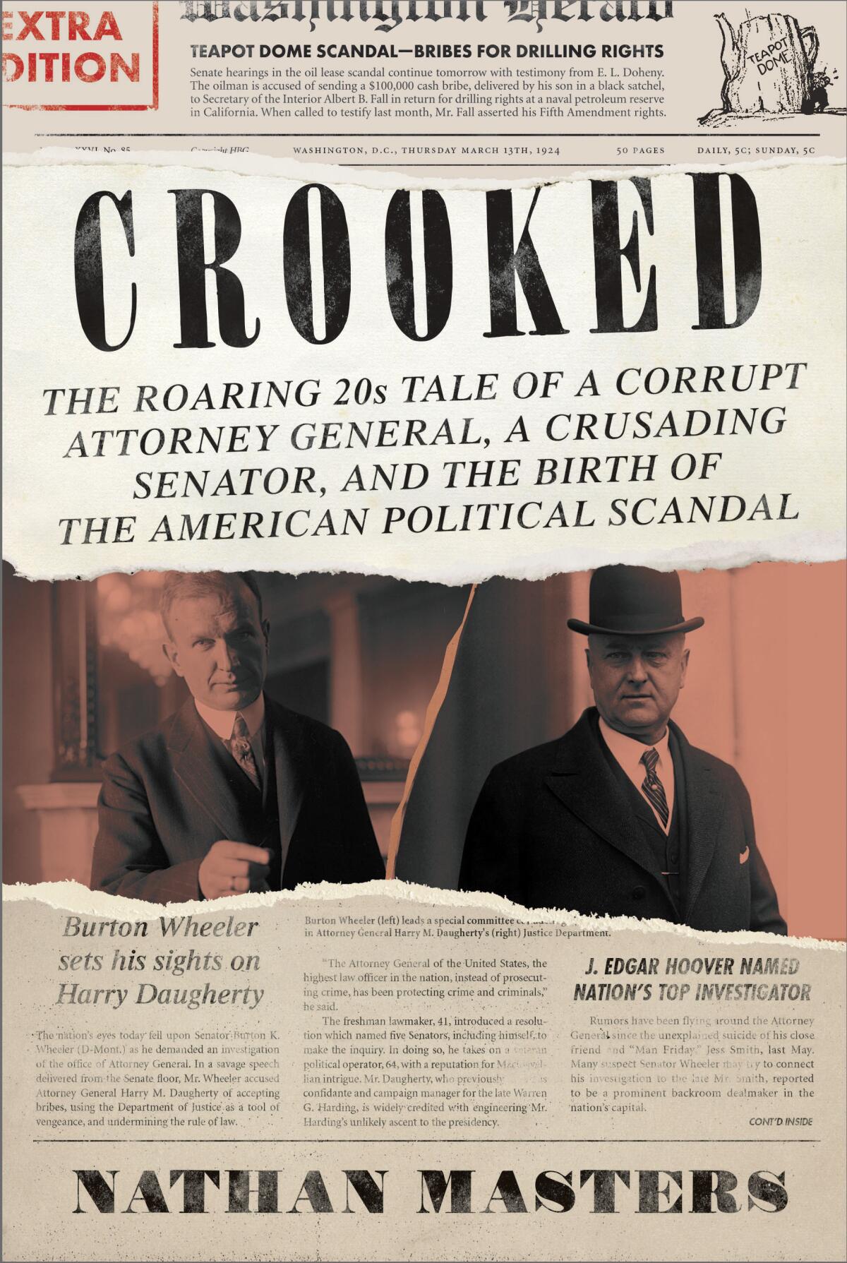 The book cover of "Crooked" by Nathan Masters