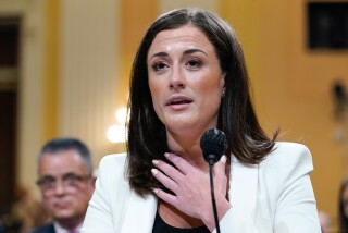 Cassidy Hutchinson, former aide to Trump White House chief of staff Mark Meadows.