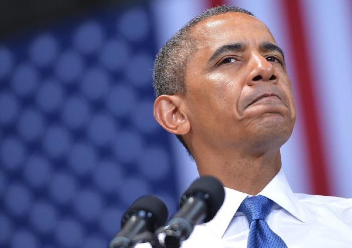 President Obama addressed the economy following a tour of an Amazon fulfillment center in Chattanooga, Tenn.