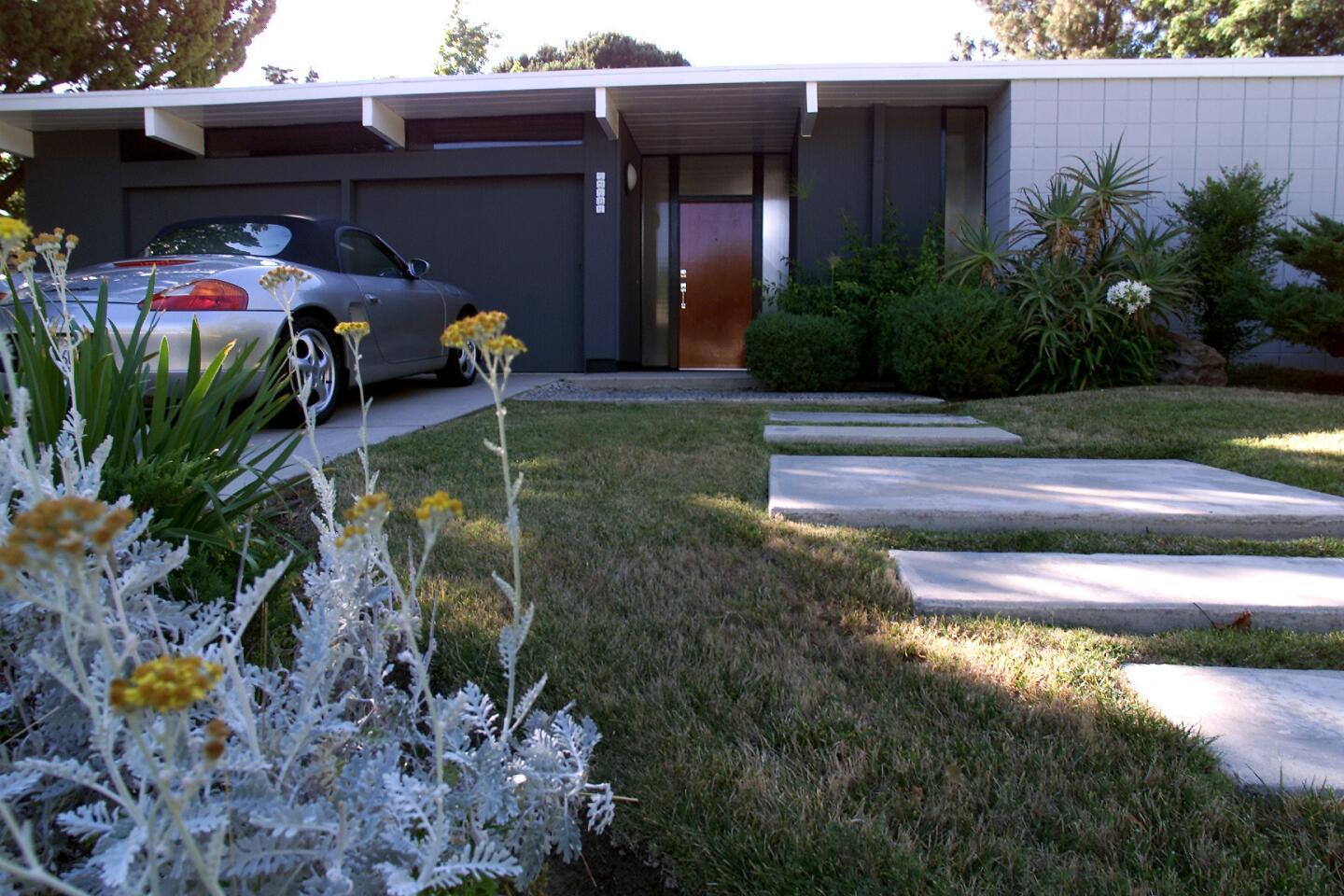 An Eichler home in the Balboa Highlands tract in Granada Hills.
