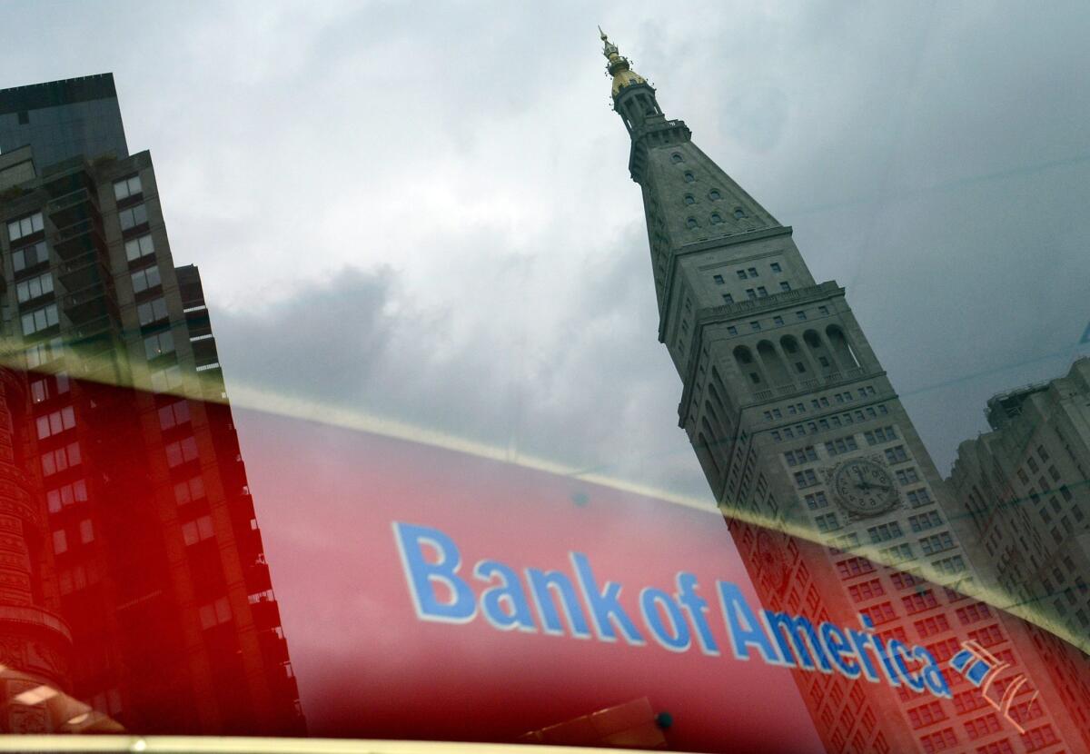 Bank of America posted a surprise third-quarter profit.