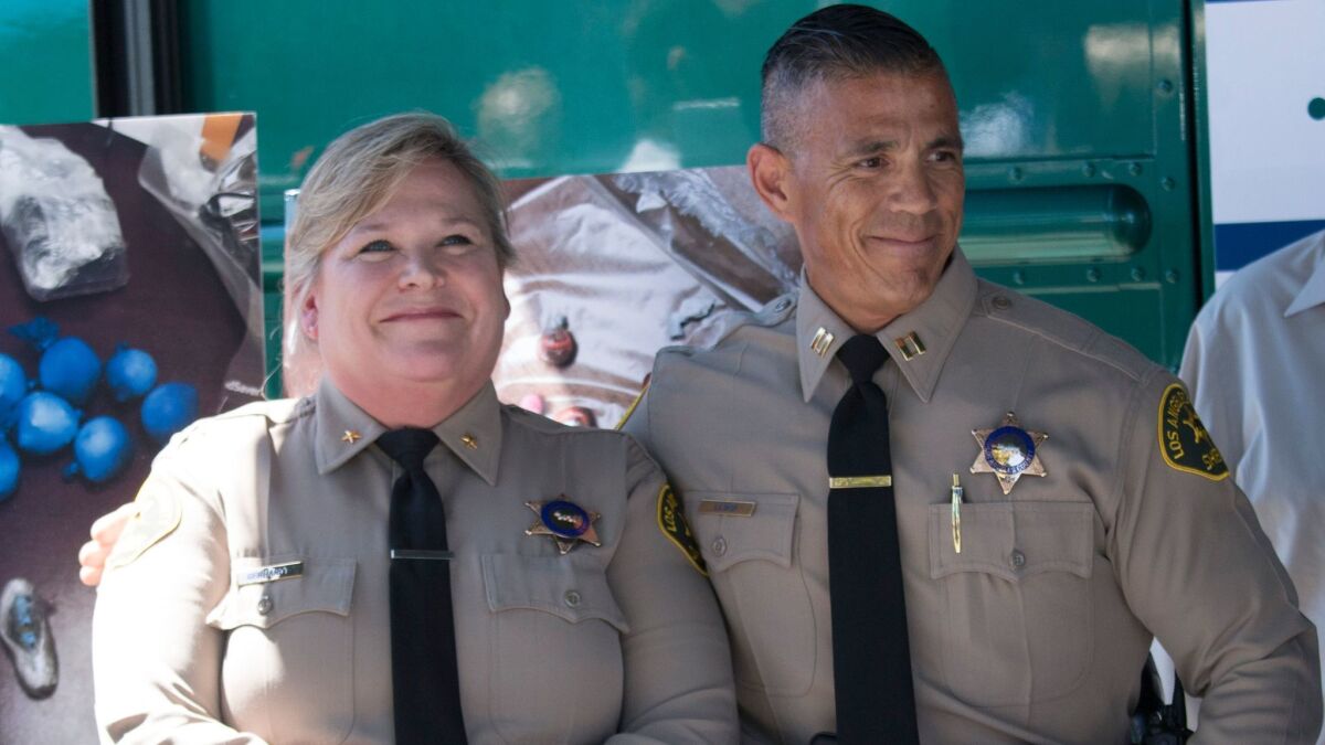 Sheriff's officials announced that more than 1,200 doses of an anti-opioid nasal spray will be issued to deputies, including those patrolling Santa Clarita.