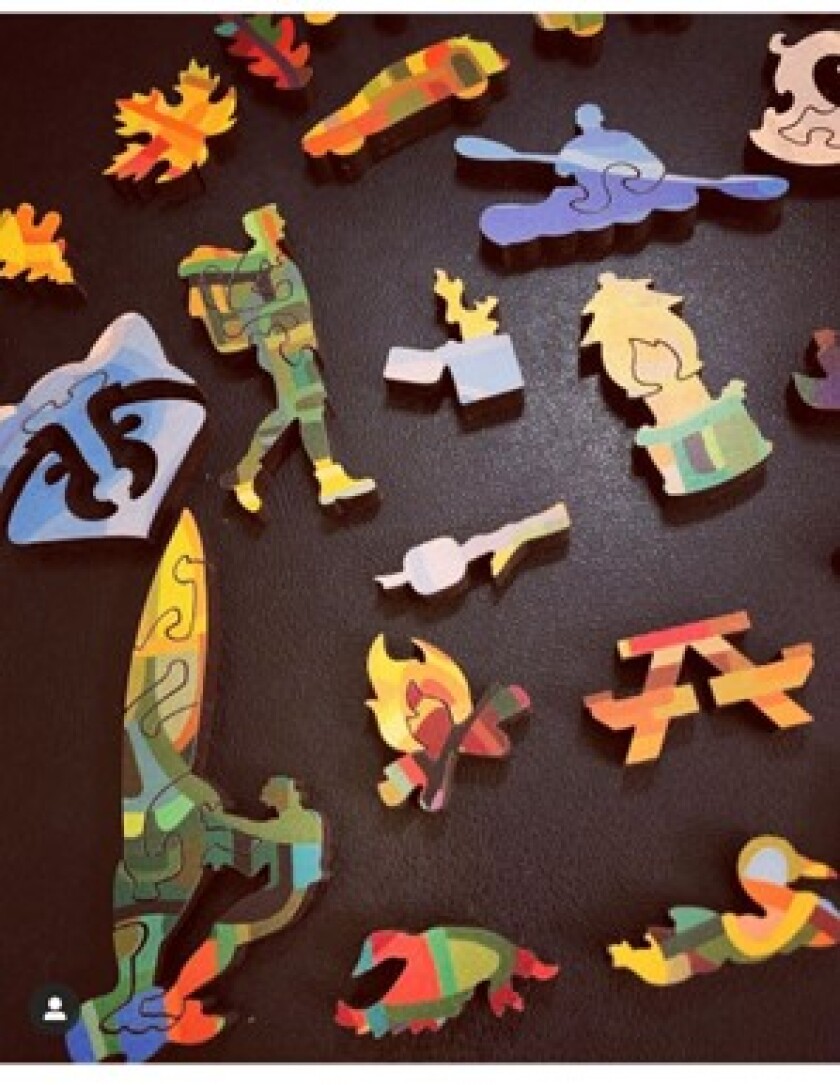 A whimsical puzzle by StumpCraft.