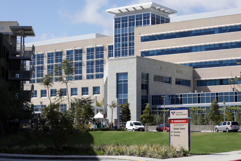 Several staff members at Community Memorial Hospital in Ventura have tested positive for the coronavirus.